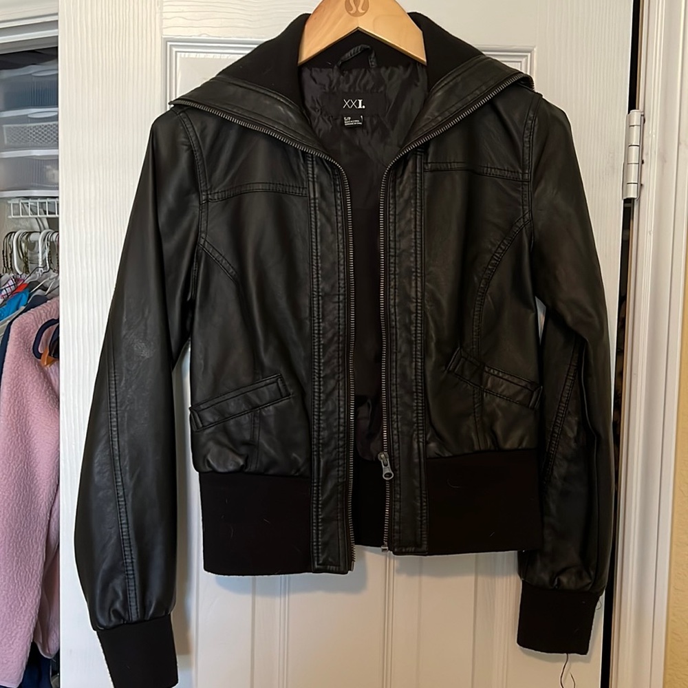 Leather jacket